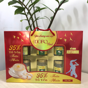 HỘP QUÀ TẶNG YẾN CHƯNG SAFFRON 35% YẾN